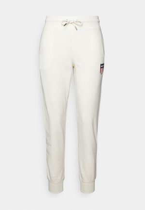 RETRO SHEILD PANTS - Tracksuit bottoms - eggshell