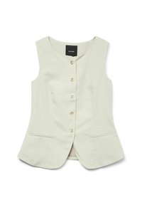 Vero Moda Damen Weste 10337854 - Ärmelloser Cardigan In Birch Farbe