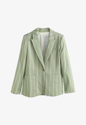 Next, Bleiser - green ecru stripe