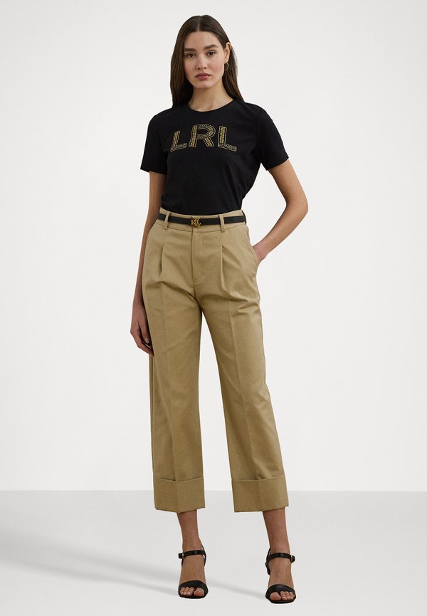 Beaded Logo Cotton Jersey Tee - Print T-shirt2