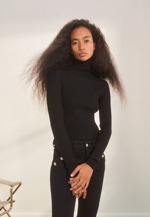 ROLLER NECK - Maglione - black