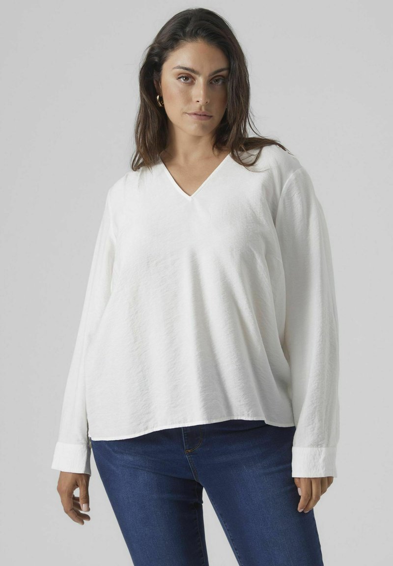 Mujer Camiseta Manga Larga Viscosa Suave Talla L Vero Moda