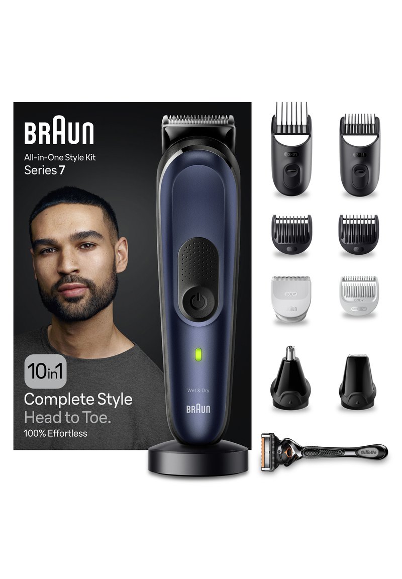 Braun BRAUN MULTIGROOMINGKIT - MGK7421 ALL-IN-ONE-STYLER - DEEP BLUE ...