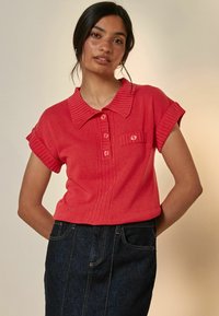 Next SHORT SLEEVE-REGULAR FIT - Piké - red
