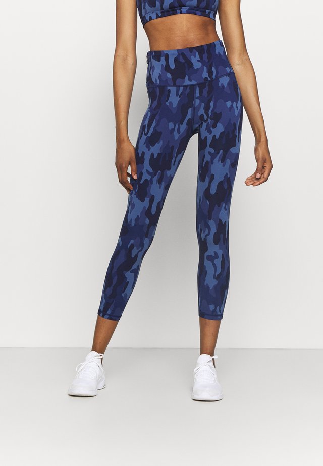 ECLIPSE SKY HIGH ZIPPER POCKET LEGGING - Collants - blue