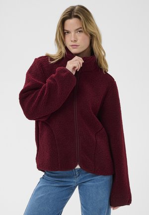 ALLY - Flísová bunda - zinfandel