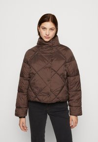 ONLY - ONLCAROL PUFFER JACKET - Žieminė striukė - hot fudge Miniatiūros vaizdas 1