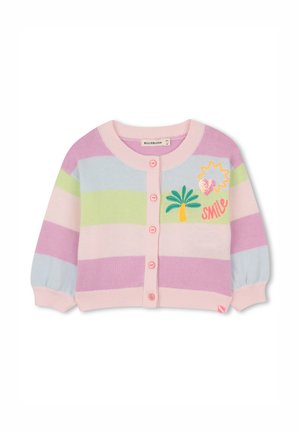 Strickjacke - pink/blue