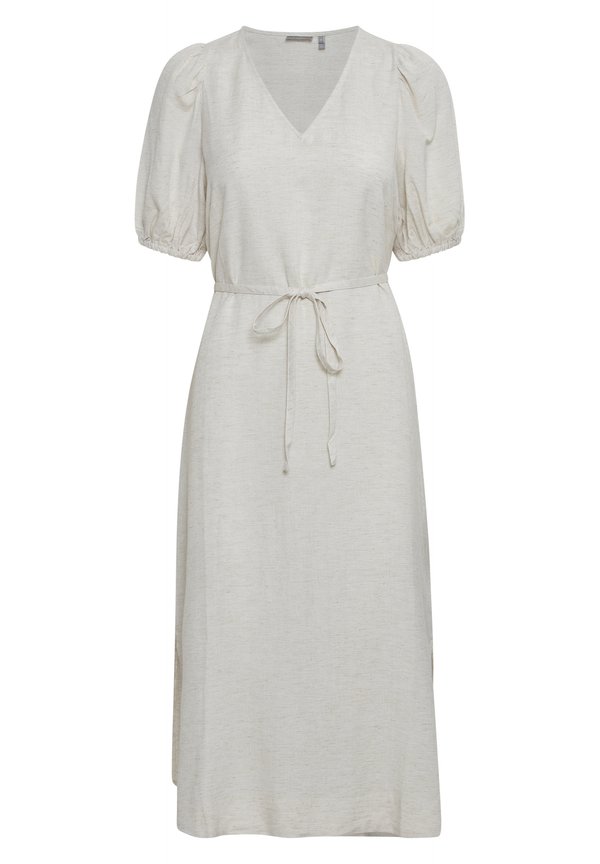FRLINEN - Day dress - blanc de blanc melange4