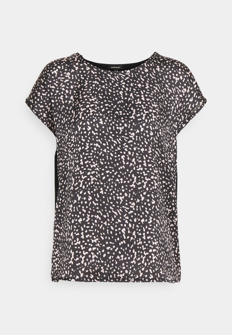 More & More T-Shirt print schwarz