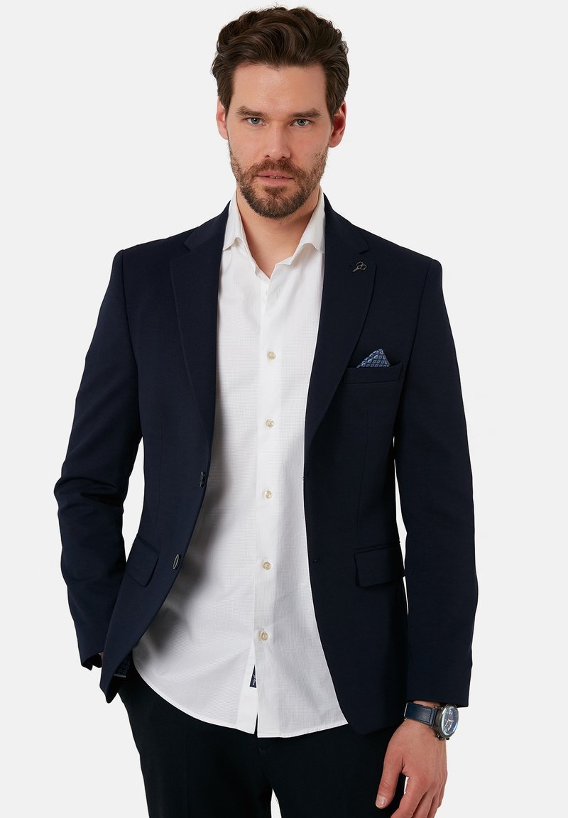 Herren Komplettanzüge | Buratti SLIM FIT Sakko navy blue/dunkelblau - SV61959 Herren Komplettanzüge | Buratti SLIM FIT Sakko navy blue/dunkelblau - SV61959