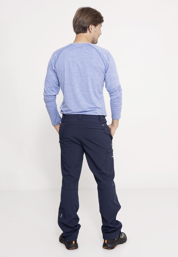 BOUTON - Cargo trousers - dunkel blau3