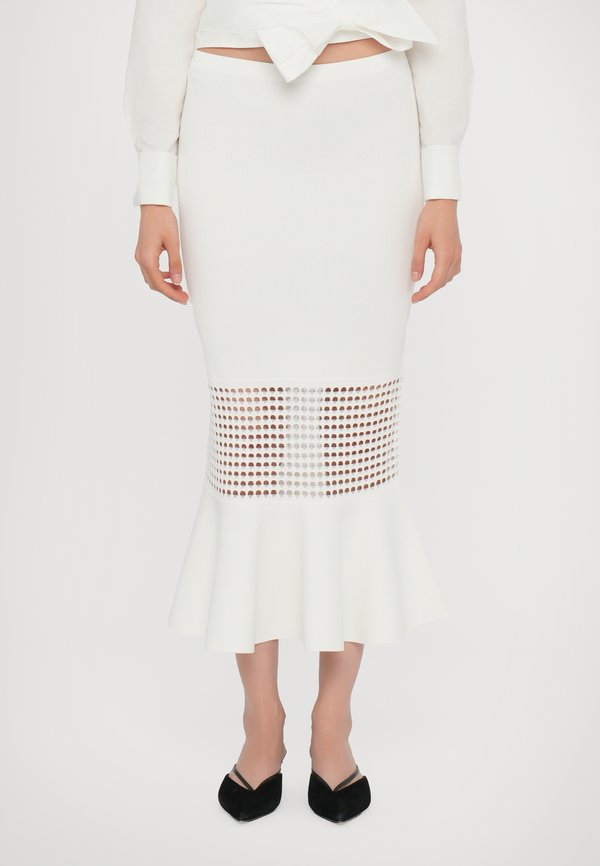 GEORGIA SKIRT - Maxi skirt - ivory