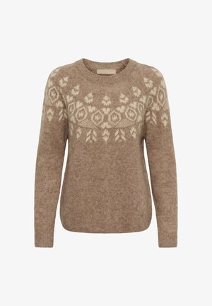 Culture, CUJIA KATRINA PULLOVER - Πουλόβερ - dune melange
