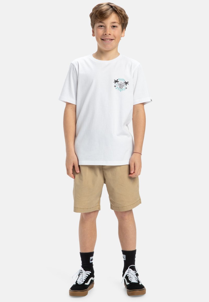 Quiksilver SHARE THE STOKE 8 - 16 - Triko s potiskem - white