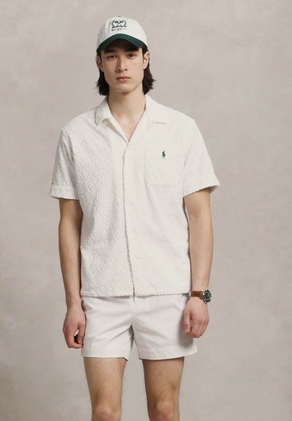 WIMBLEDON JACQUARD TERRY CAMP SHIRT - Shirt2