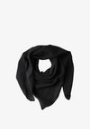 FEINSTRICK DREIECKSTUCH IN UNIFARBE - Foulard - black