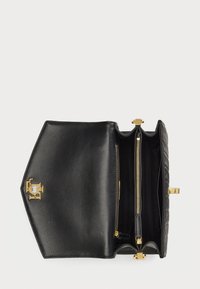 Lauren Ralph Lauren QUILTED LEATHER MEDIUM FARRAH SATCHEL - Rankinė - black