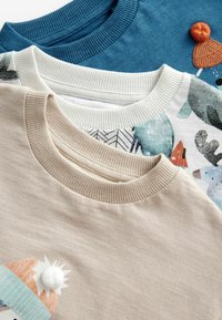Next CHARACTER 3 PACK -REGULAR FIT - Hosszú ujjú felső - blue white