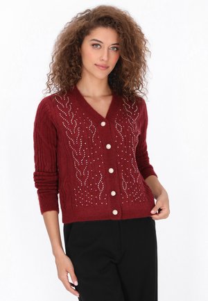 Vest - burgundy