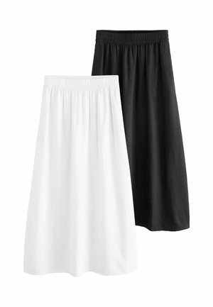 2 PACK REGULAR FIT - Gonna lunga - black white