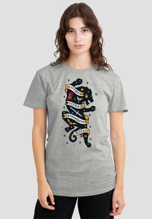 Harry Potter, HARRY POTTER GRYFFINDOR SCROLLS - Print T-shirt - mottled light grey
