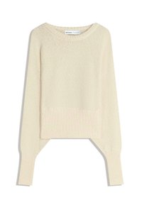 SWEATER WITH FULL-BODIED SLEEVES - Strickpullover - beige