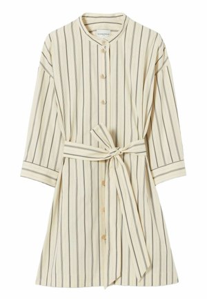 Vestido camisero - beige