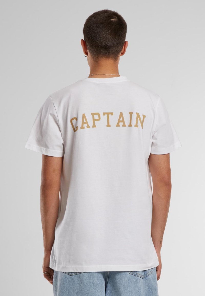 Mister Tee CAPTAIN  - Marškinėliai su spaudiniu - white