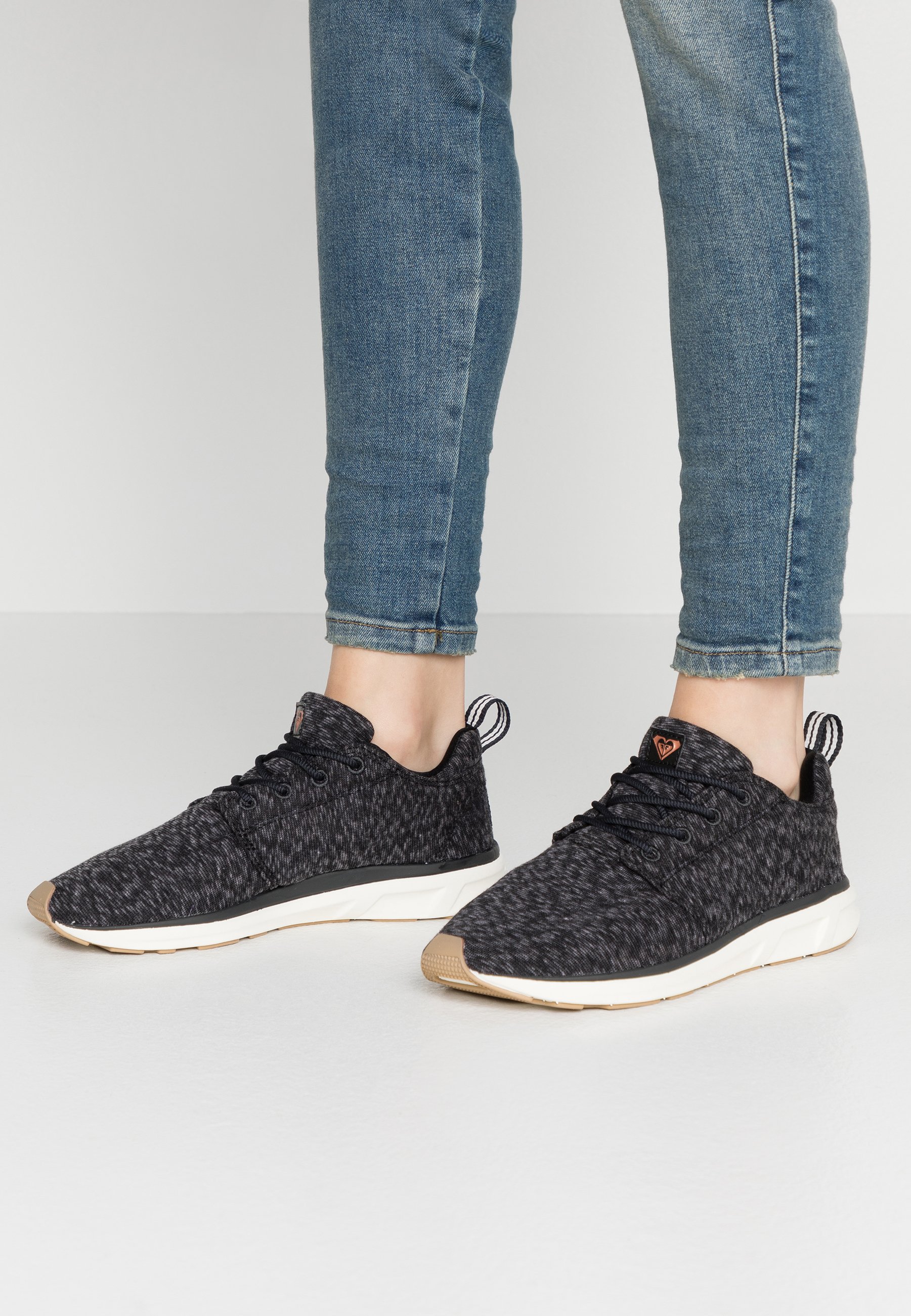 Roxy SET SESSION - Baskets basses - black rinse/noir - ZALANDO.BE