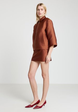 CON ZIP - Veste mi-saison - caramello