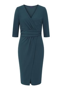 ASCOT MOCK WRAP  - Robe fourreau - woodland teal
