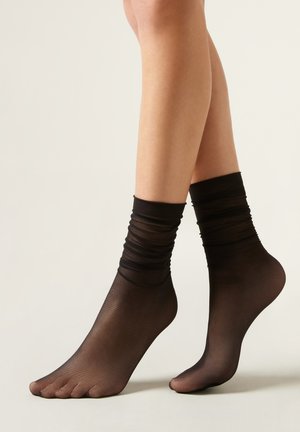 Calcetines - schwarz velato nero