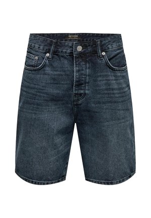 Only & Sons ONSEDGE GERADE czarnoniebieski denim 
