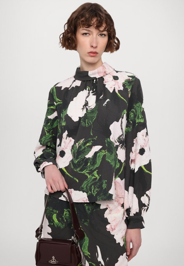 LONG PANTS - Trousers - umber windflower4