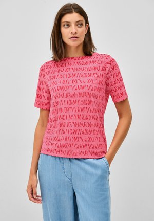 IM  AUSBRENNER LOOK - Print T-shirt - rot