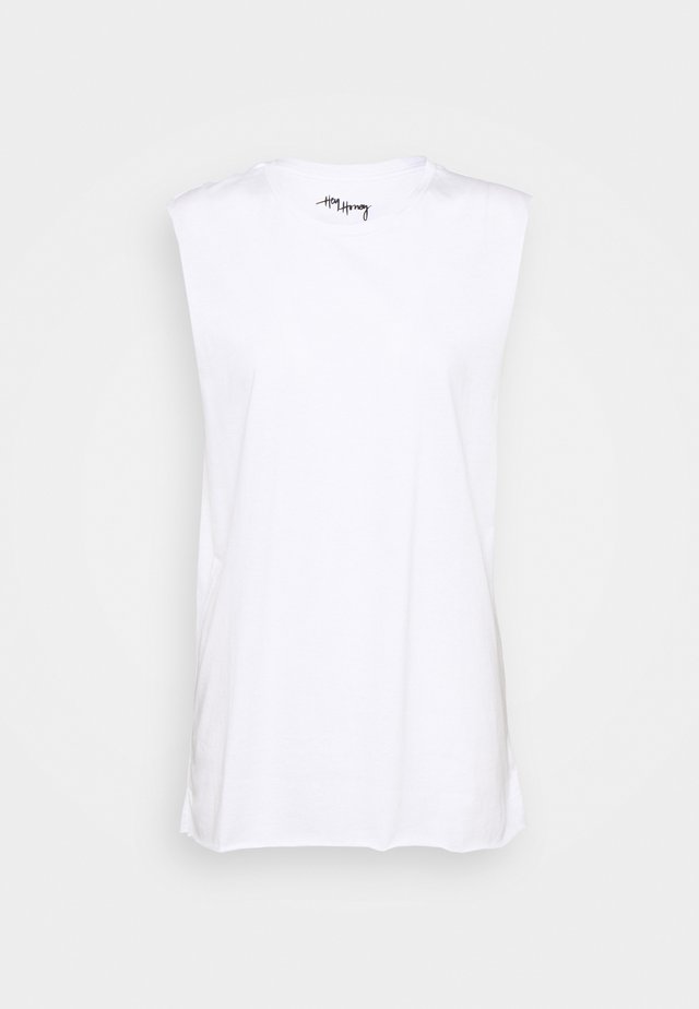 MUSCLE TANK KUNDALINI - Toppi - white