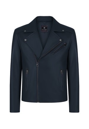 FULL - Lederjacke - dark blue
