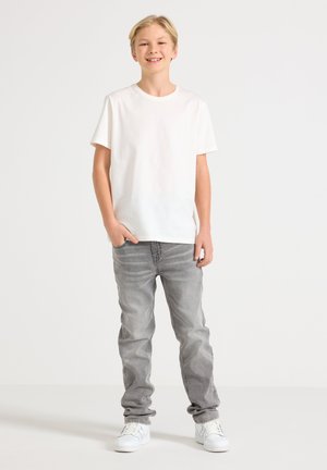 Lindex STAFFAN REGULAR SUPERSTRETCH - Džíny Straight Fit - grey