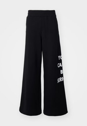 MOSCHINO PANTALONE - Tracksuit bottoms - fantasia nero