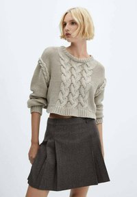 Mango GRUNGE - A-lijn rok - grey