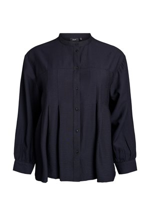 Button-down blouse - black