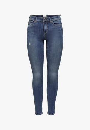 ONLY ONLWAUW LIFE MID - Jeans Skinny - medium blue denim