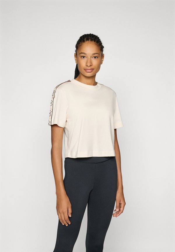 BRITNEY CROP TEE - Print T-shirt - ocean salt