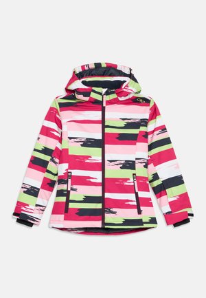 KID JACKET SNAPS HOOD - Chaqueta de snowboard - carminio/apple