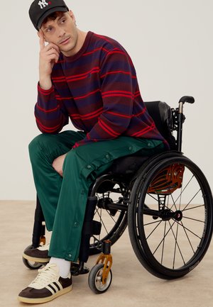 YOURTURN UNISEX ADAPTIVE RETRO JOGGING TROUSERS - Donji dijelovi trenirke - dark green