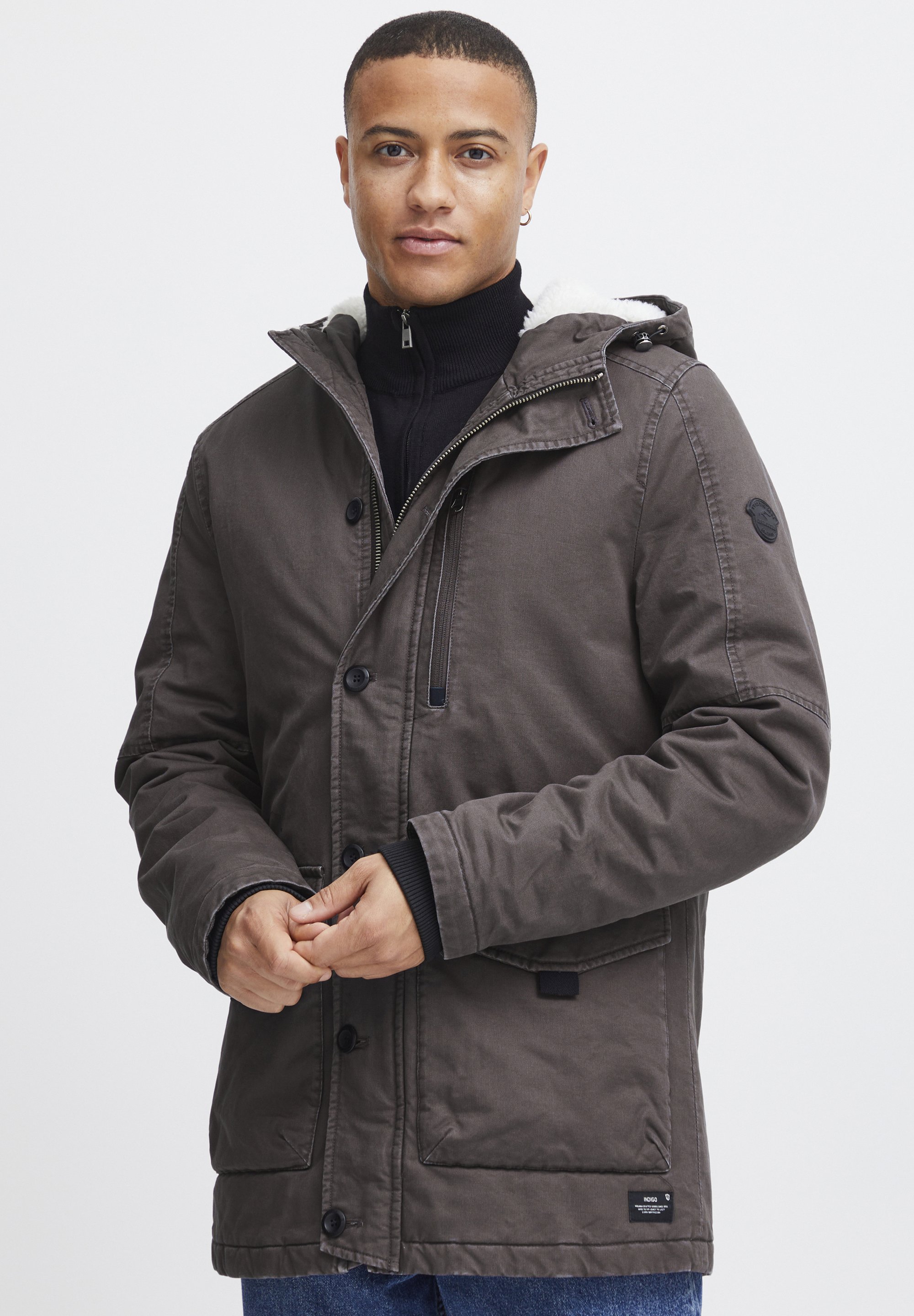 Carrera Jeans - Giaccone parka lungo da uomo con cappuccio Cod. 4131406A