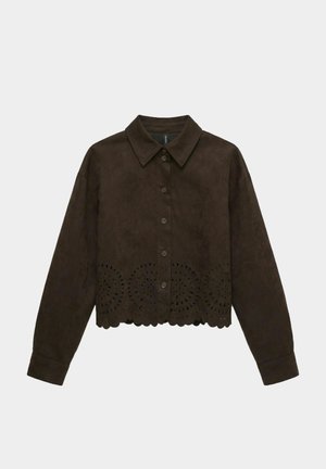 Vero Moda, SHIRT VMKATHY SHIRT - Chemisier - chocolate torte