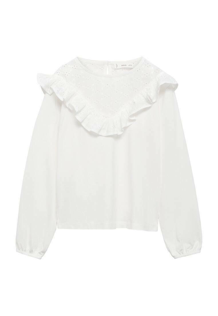 Mango Kids Blůza - off-white