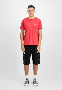 Alpha Industries SMALL LOGO - T-shirts basic - red